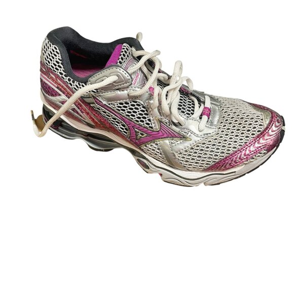 Mizuno Wave Creation 12 Women’s 7.5 Running Shoes Pink/White Mesh - Picture 1 of 6